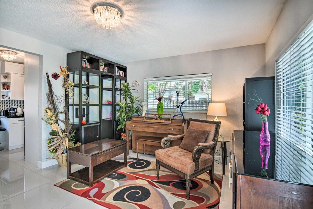 Shady And Eclectic Fort Lauderdale Dwelling With Yard! Eksteriør billede