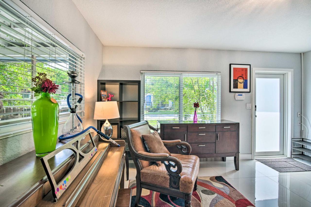Shady And Eclectic Fort Lauderdale Dwelling With Yard! Eksteriør billede