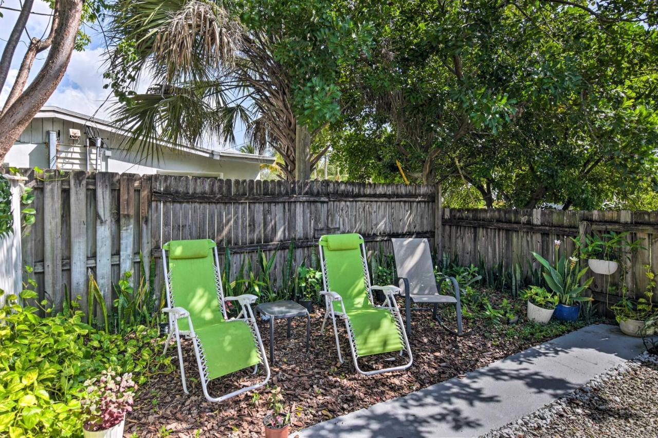 Shady And Eclectic Fort Lauderdale Dwelling With Yard! Eksteriør billede